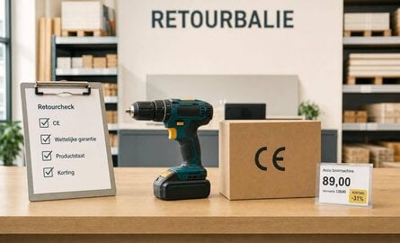 Retour gereedschap en bouwmaterialen: CE, garantie en verwachtingen