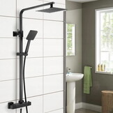 Regendouche Set Messing Mat Zwart - 35% Korting