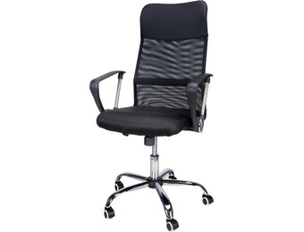 Ergonomische Bureaustoel Zwart, Geventileerde Rugleuning - 34% Korting