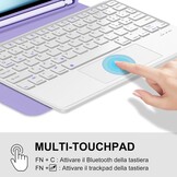 Violet iPad Air 6 (11 inch) M2 2024 Toetsenbordhoes met Trackpad - 76% Korting