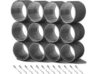 Hittevrije Krulspelden 64mm (12 stuks) met Clips - 73% Korting
