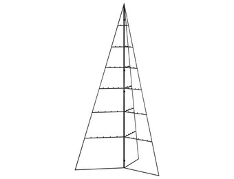 vidaXL Kerstboom 140cm Metaal Zwart (78% Korting)