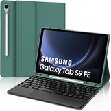 Toetsenbordhoes met Touchpad voor Samsung Tab S9 FE 10.9"/S9 11" (Donkergroen, Italiaans QWERTY) - 77% Korting