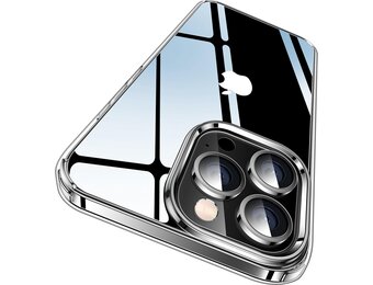 Transparante iPhone 13 Pro Hoes met Militaire Bescherming - 72% Korting