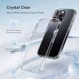 Transparante iPhone 13 Pro Hoes met Militaire Bescherming - 72% Korting