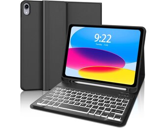Hoes met Italiaans QWERTY Toetsenbord voor iPad 10e Gen 10,9 inch - 75% Korting