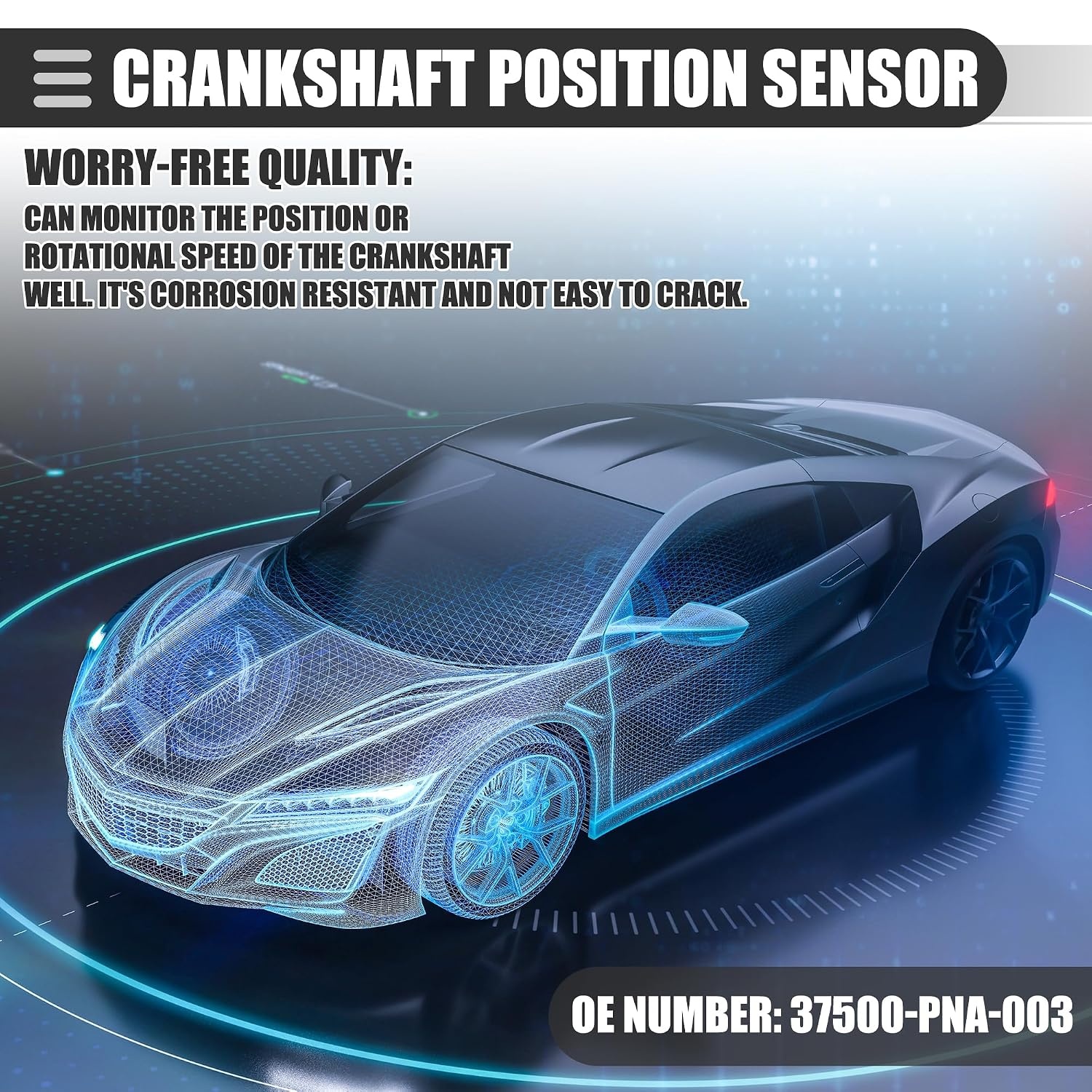 Krukassensor Honda Civic 2.0L Zwart | 75% Korting