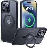Telefoonhoesje iPhone 15 Pro MagSafe Standaard Zwart - 75% Korting