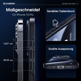 Telefoonhoesje iPhone 15 Pro MagSafe Standaard Zwart - 75% Korting