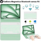 Lichtgroene Toetsenbordhoes iPad Air 11" QWERTY Bluetooth met Backlight - 77% Korting