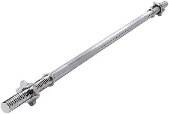 Halterstang 120 cm | 25 mm diameter | Verchroomd staal | Max 140 kg | 42% Korting