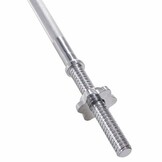 Halterstang 120 cm | 25 mm diameter | Verchroomd staal | Max 140 kg | 42% Korting