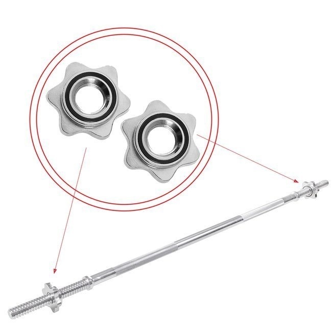 Halterstang 120 cm | 25 mm diameter | Verchroomd staal | Max 140 kg | 42% Korting