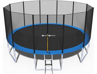 Blauwe Trampoline 465 cm met Net & Ladder - 180 kg Max.