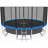 Blauwe Trampoline 465 cm met Net & Ladder - 180 kg Max.