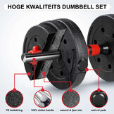 Verstelbare Dumbbells Set 30 kg - Korting 39%