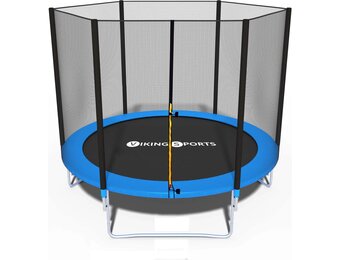 Trampoline 244 cm Blauw met Veiligheidsnet - 35% Korting