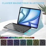 Toetsenbordhoes iPad Air 13 M2 2024 - Italiaans QWERTY, Verlicht & Afneembaar - 76% Korting!