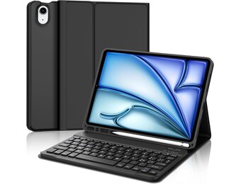 Toetsenbordhoes iPad Air 11" (M2) 2024 Zwart | Italiaans QWERTY | 74% Korting