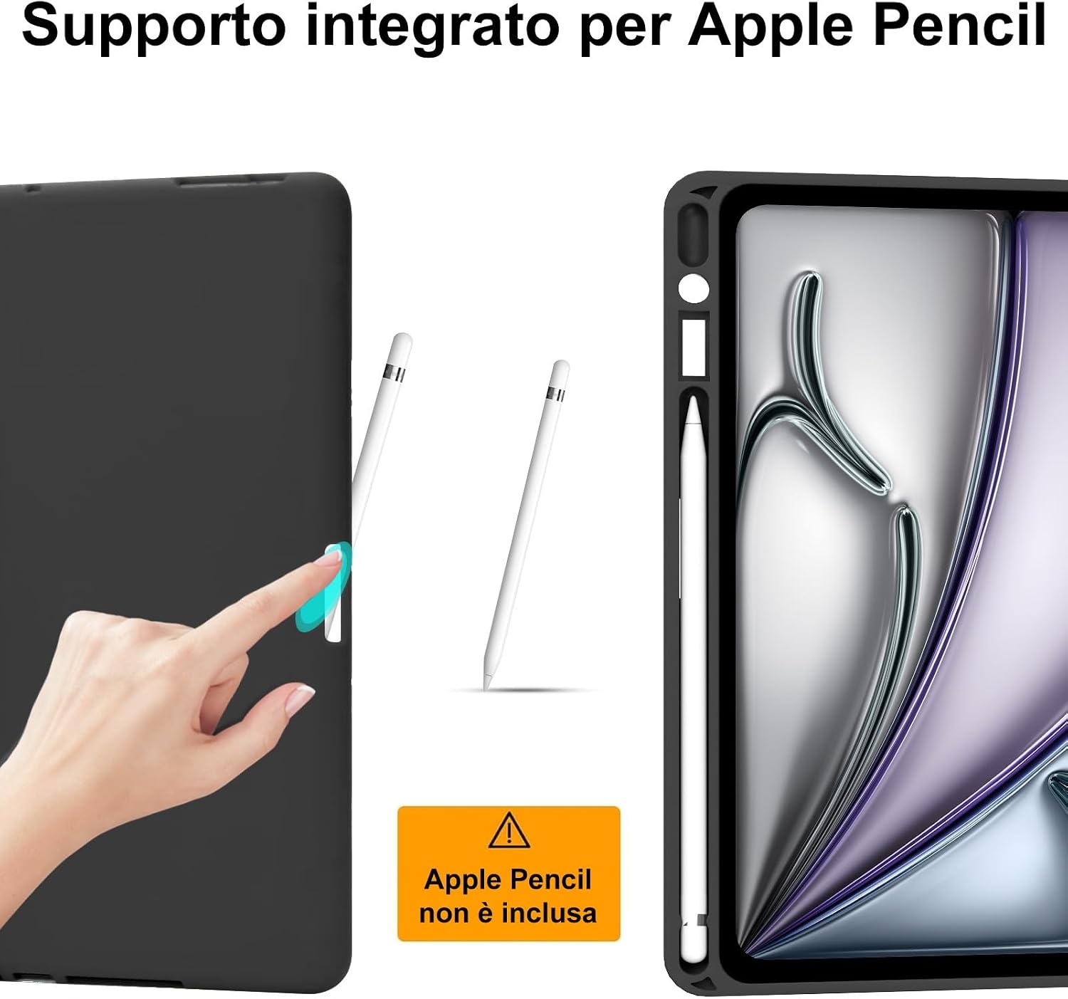 Toetsenbordhoes iPad Air 11" (M2) 2024 Zwart | Italiaans QWERTY | 74% Korting