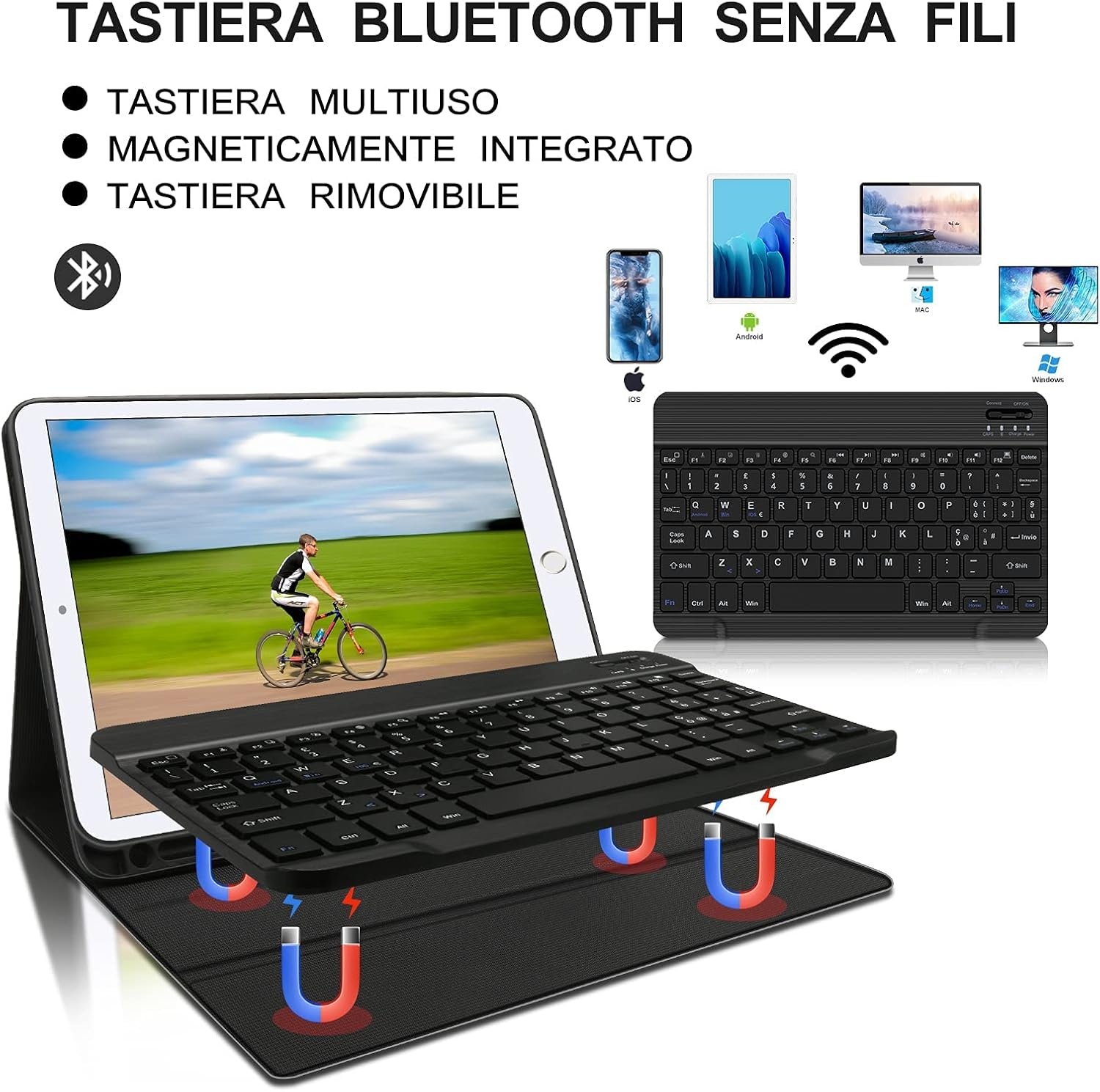 Toetsenbordhoes iPad Pro 11" 7-kleuren verlichting | 74% Korting