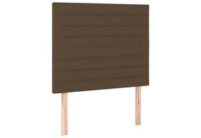 Hoofdborden Set (2 st) Stof Donkerbruin 80x5x78/88 cm - 79% Korting