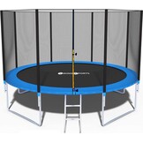 Trampoline 404 cm met veiligheidsnet en ladder - tot 180 kg