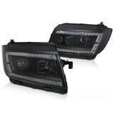 VW Crafter II Koplampen (2017-) Zwart LED DRL Dynamisch -60%