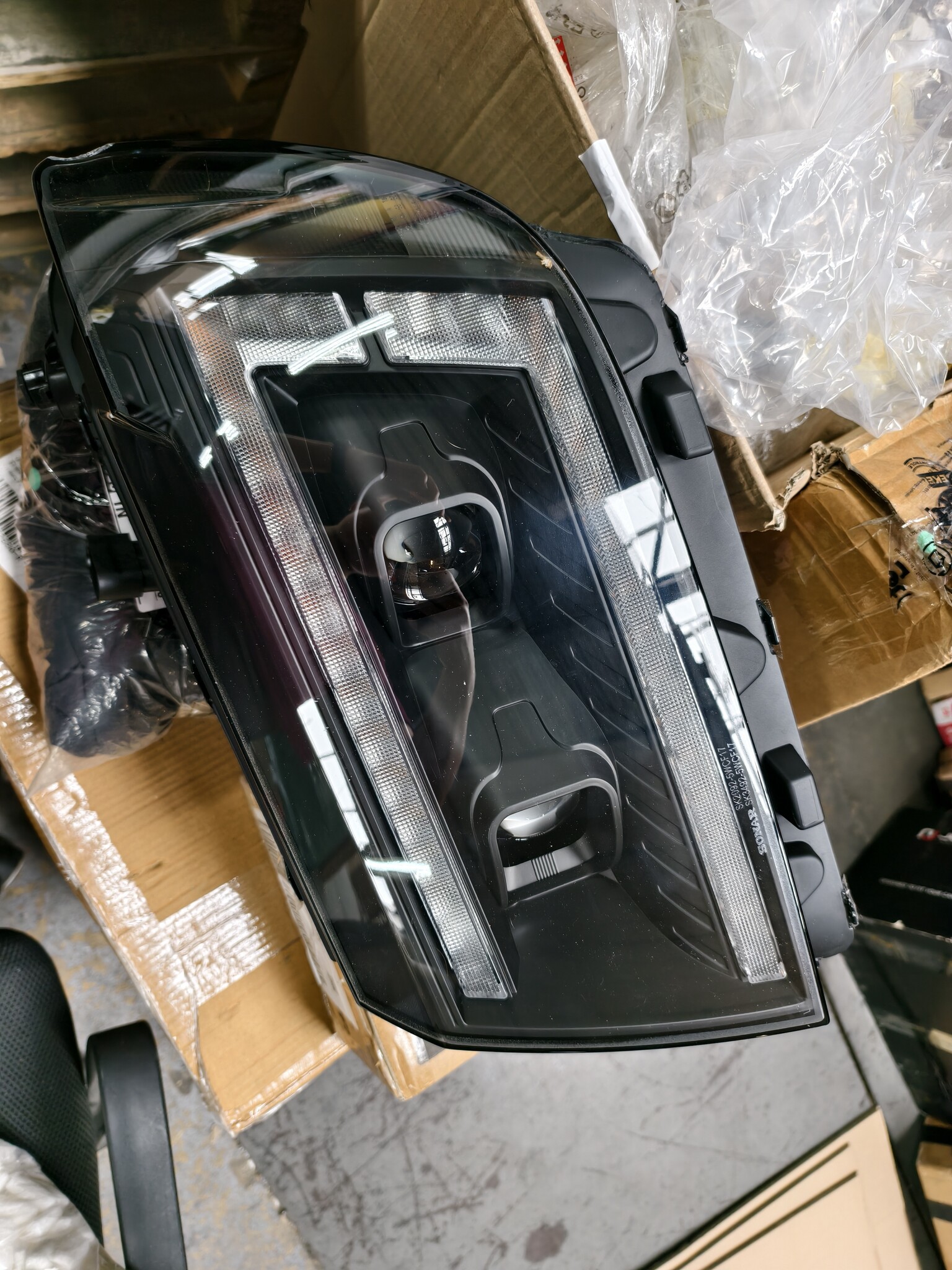 VW Crafter II Koplampen (2017-) Zwart LED DRL Dynamisch -60%