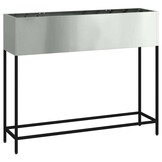 Verhoogde Tuin Plantbak Zilver 100x26x82 cm - 34% Korting