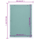 vidaXL Toegangspaneel 400x600 mm Aluminium Frame & Gipsplaat - 34% Korting