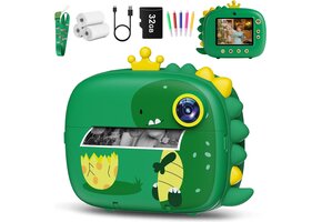 Instant Kindercamera Donkergroen - 45% Korting | Printen & Knutselen