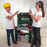 Bosch Kinder Werkbank met 150 Delen & Accuschroevendraaier - 35% Korting