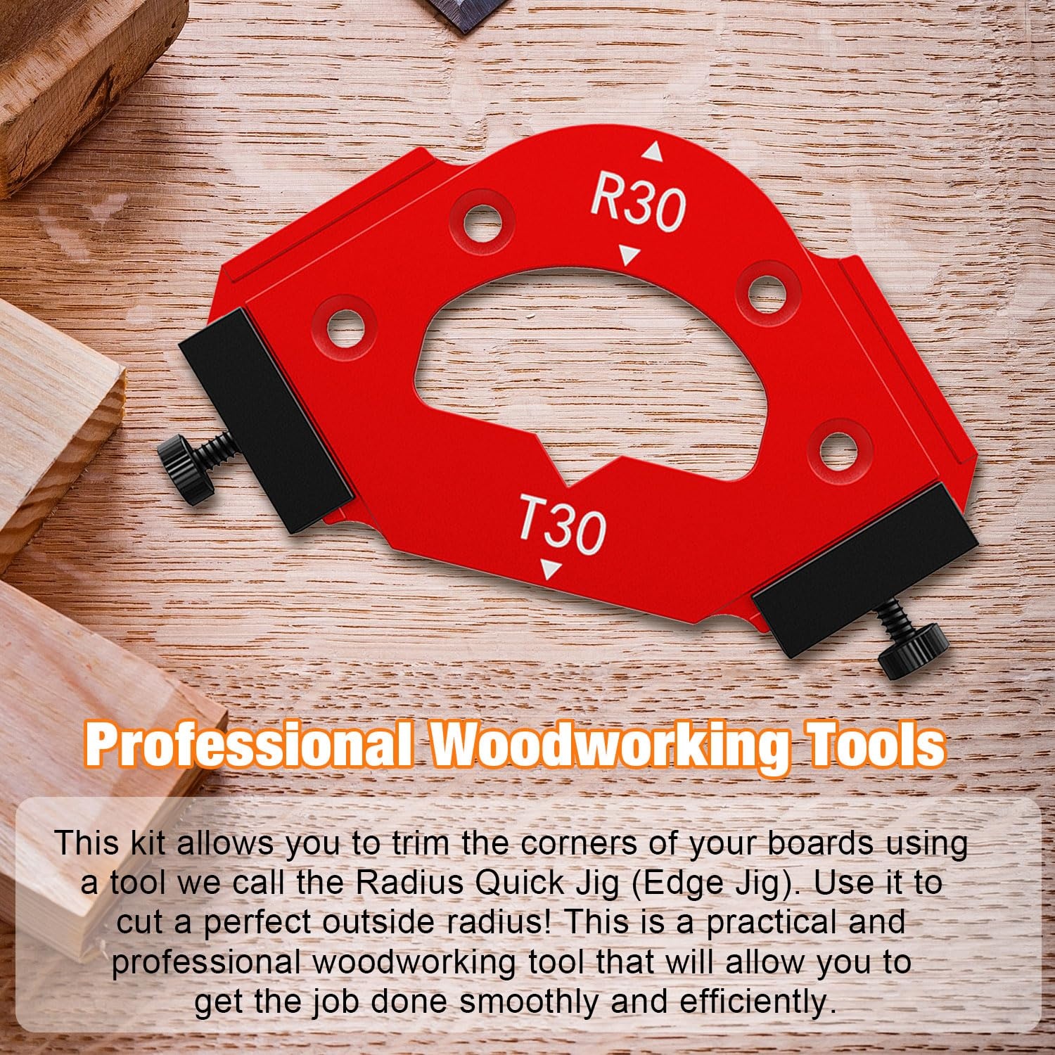 Freessjabloon 3-in-1 Aluminiumlegering R30 - 73% Korting