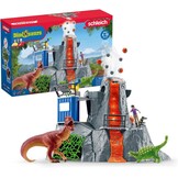 Schleich Dinosaurus Vulkaanexpeditie Speelset met LED & Mist (4-12 jaar) - 34% Korting