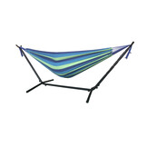 Hangmat - 200x150 cm - polyester/katoen - groen
