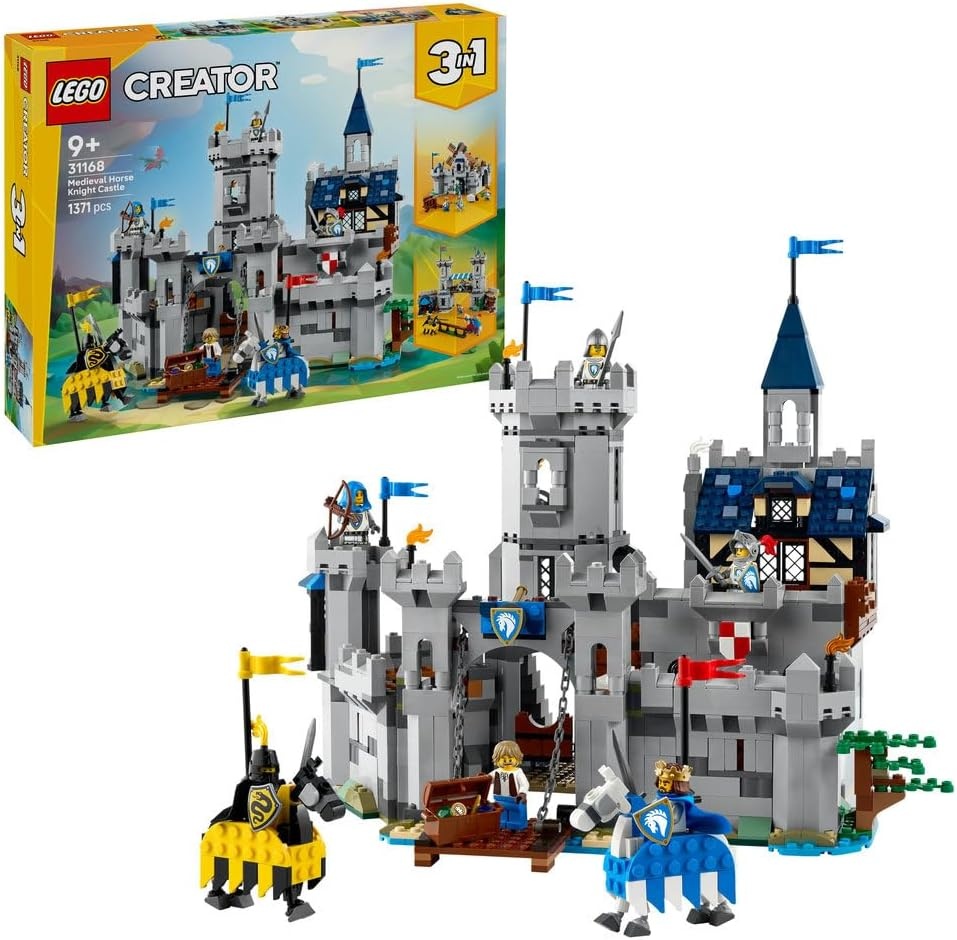 LEGO Creator 3-in-1 Middeleeuws Kasteel 34% Korting | 1371 Delen