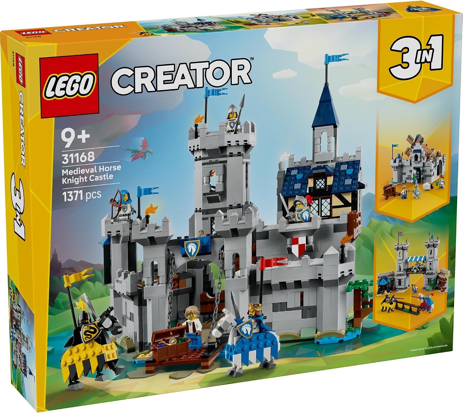 LEGO Creator 3-in-1 Middeleeuws Kasteel 34% Korting | 1371 Delen