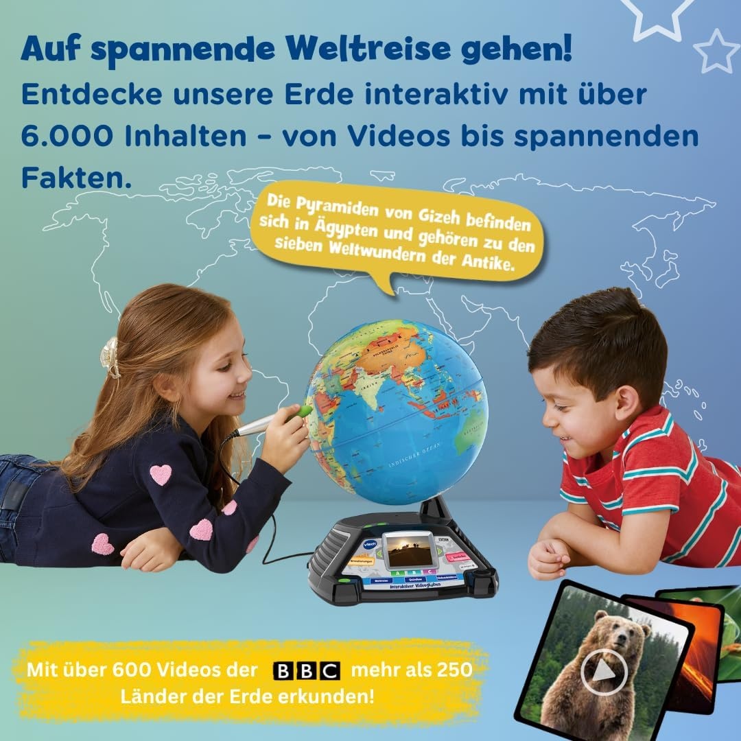 Educatieve Interactieve Wereldbol voor Kinderen | 34% Korting