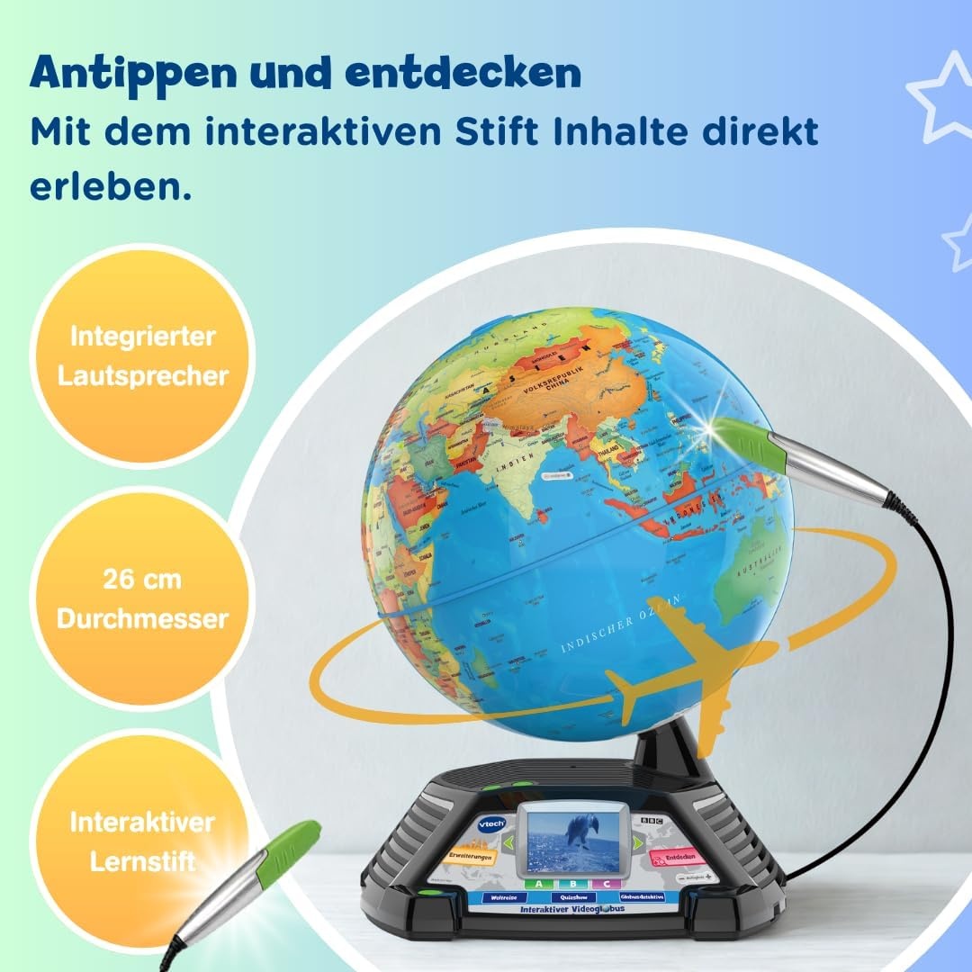 Educatieve Interactieve Wereldbol voor Kinderen | 34% Korting