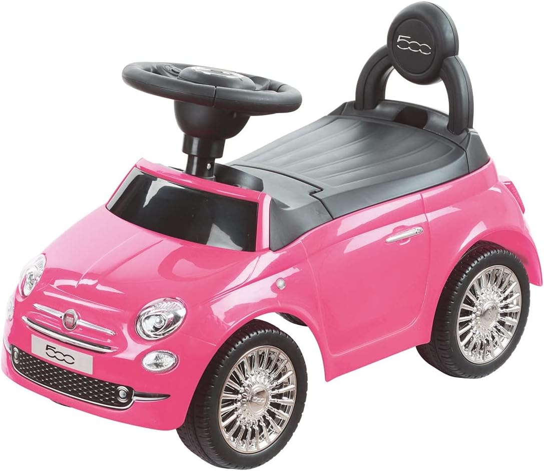 Loopauto Fiat 500 Roze - 59% Korting, Vanaf 12 mnd, Max 25kg