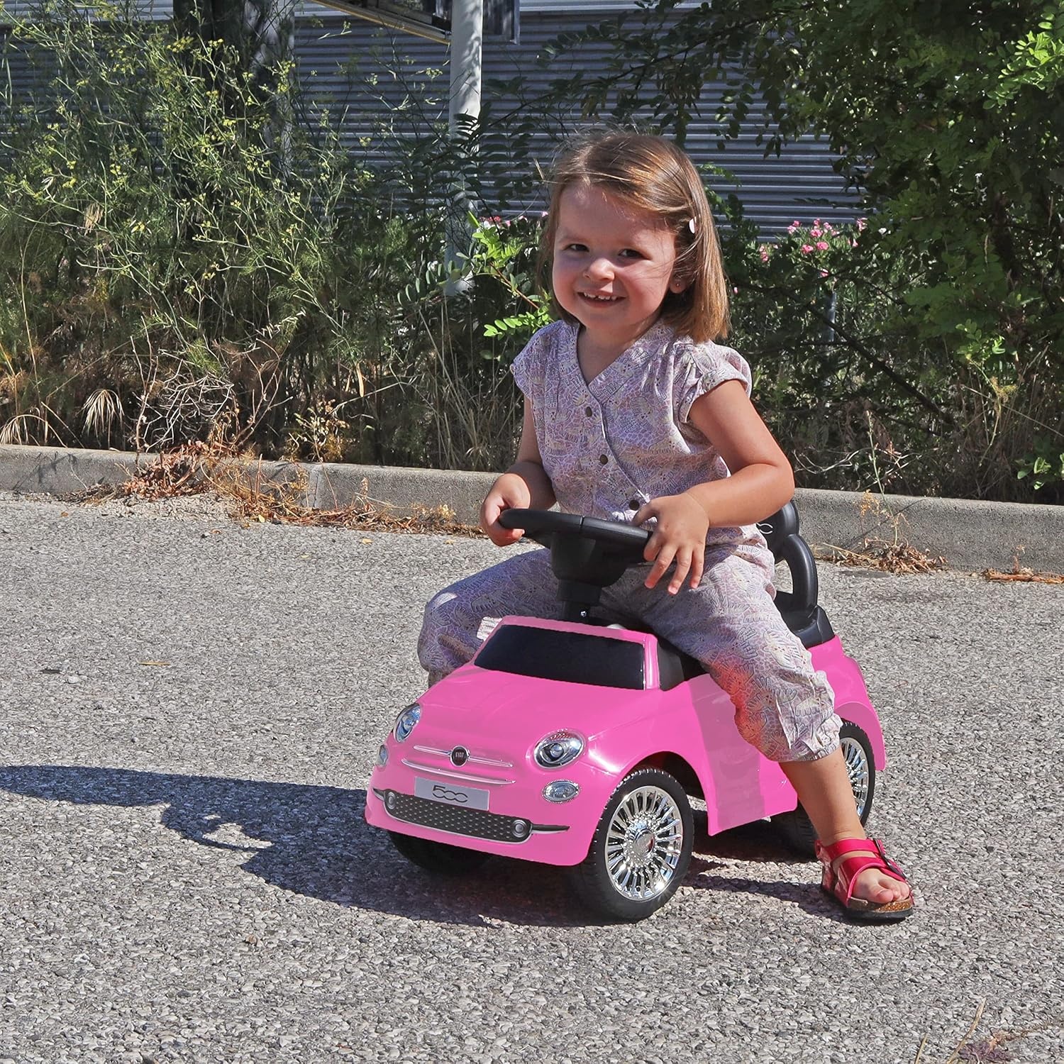 Loopauto Fiat 500 Roze - 59% Korting, Vanaf 12 mnd, Max 25kg