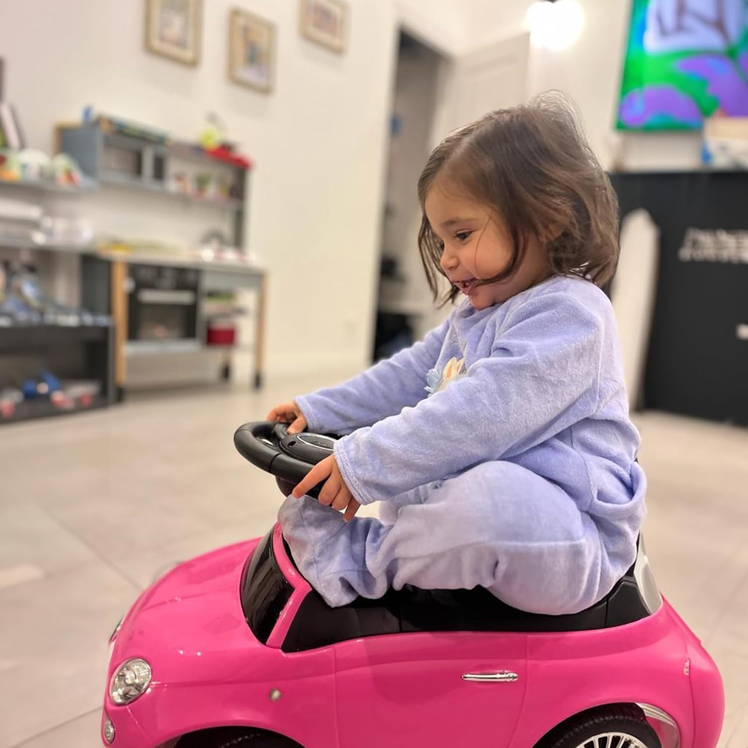 Loopauto Fiat 500 Roze - 59% Korting, Vanaf 12 mnd, Max 25kg