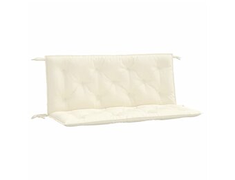 VidaXL Tuinbankkussens Crèmewit (2 stuks, 120x50x7 cm) - 33% korting