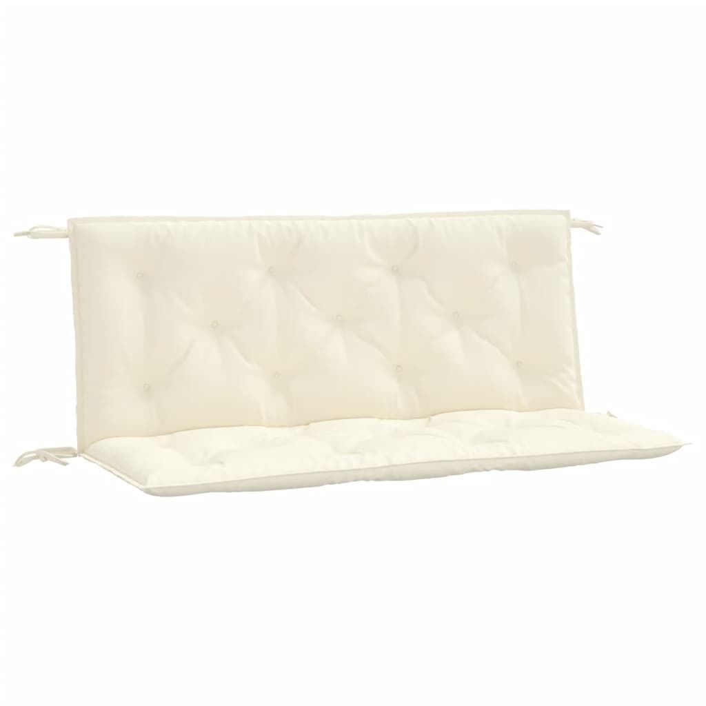 VidaXL Tuinbankkussens Crèmewit (2 stuks, 120x50x7 cm) - 33% korting