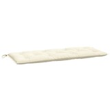 VidaXL Tuinbankkussens Crèmewit (2 stuks, 120x50x7 cm) - 33% korting