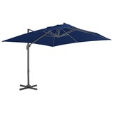 Zweefparasol Azuurblauw 3x3m Aluminium - 59% Korting