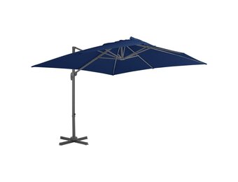 Zweefparasol Azuurblauw 3x3m Aluminium - 59% Korting