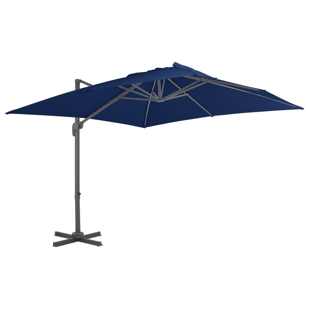 Zweefparasol Azuurblauw 3x3m Aluminium - 59% Korting