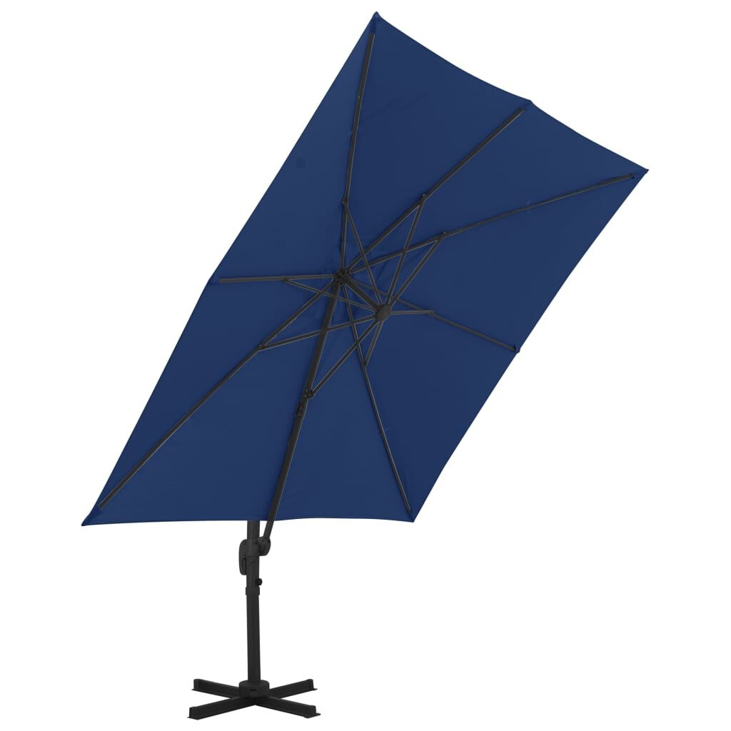 Zweefparasol Azuurblauw 3x3m Aluminium - 59% Korting